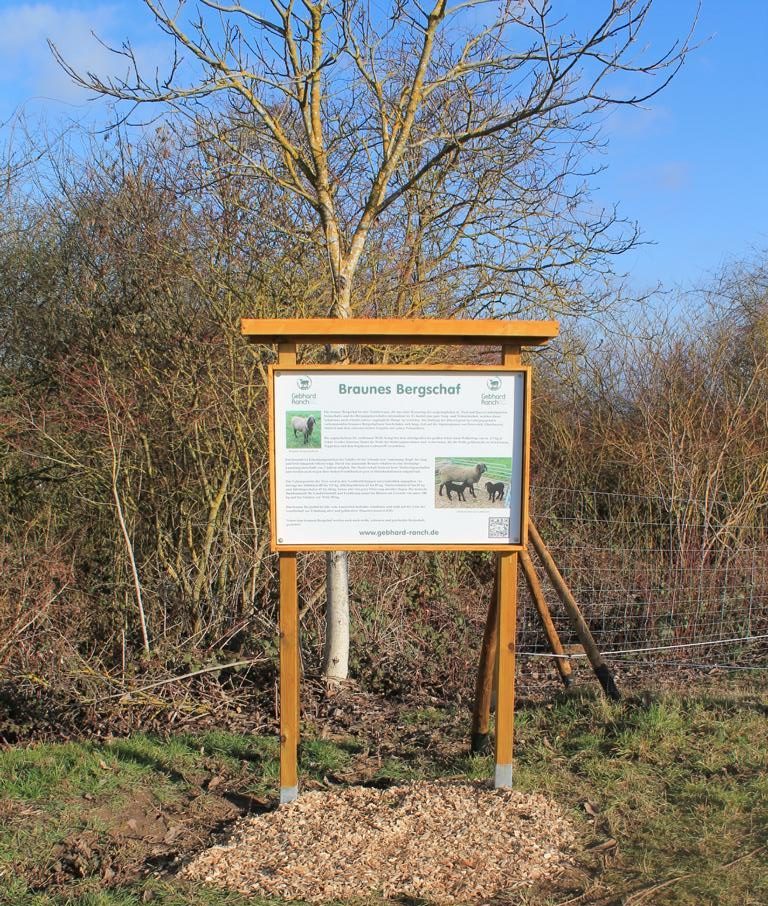 Neue Infotafel installiert